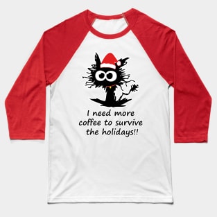 stressed  cat holidays Baseball T-Shirt